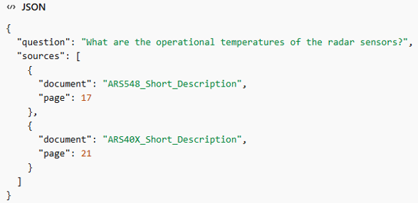 Beispiel JSON: ein strukturiertes (Ausgabe) Format